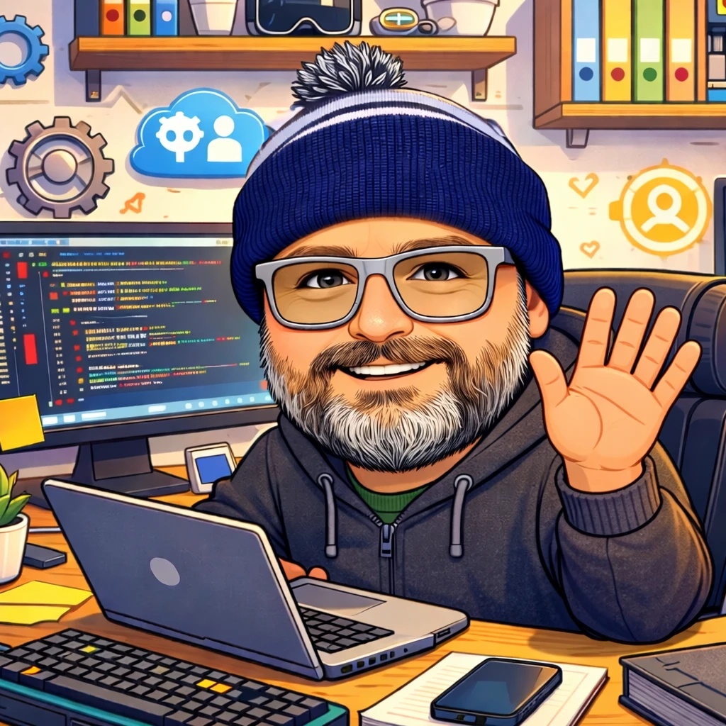 Corey Daley waving hello